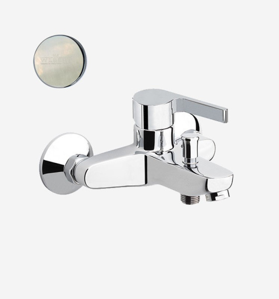 Смеситель для ванны Webert DoReMi DR850102345, никель. Фото 1