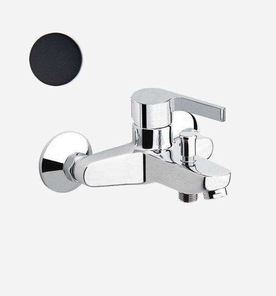 Смеситель для ванны Webert DoReMi DR850102560, черный. Фото 1