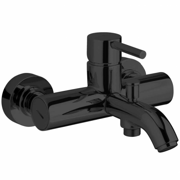 Смеситель для ванны Webert Elio EL850102560, черный. Фото 1