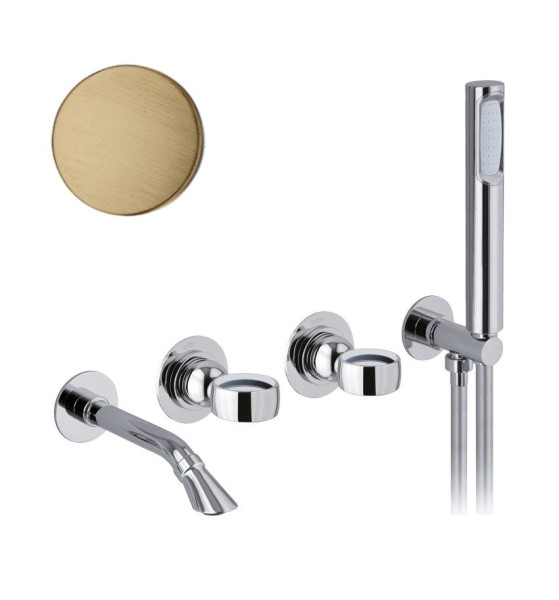 Смеситель для ванны Webert Opera OA860312065, бронза. Фото 1