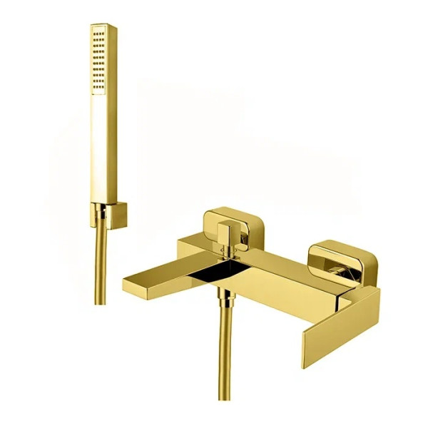 Смеситель для ванны Webert Pegaso PE850101010, золото. Фото 1