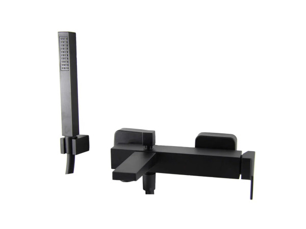 Смеситель для ванны Webert Pegaso PE850101560, черный. Фото 1