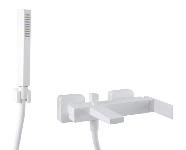 Смеситель для ванны Webert Pegaso PE850101740, белый. Фото 1