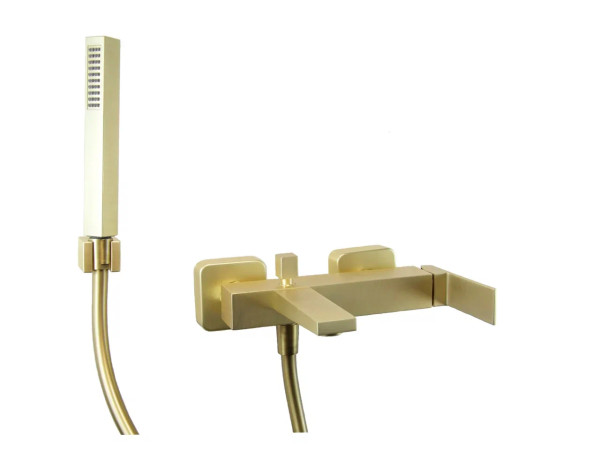Смеситель для ванны Webert Pegaso PE850101794, золото матовое. Фото 1