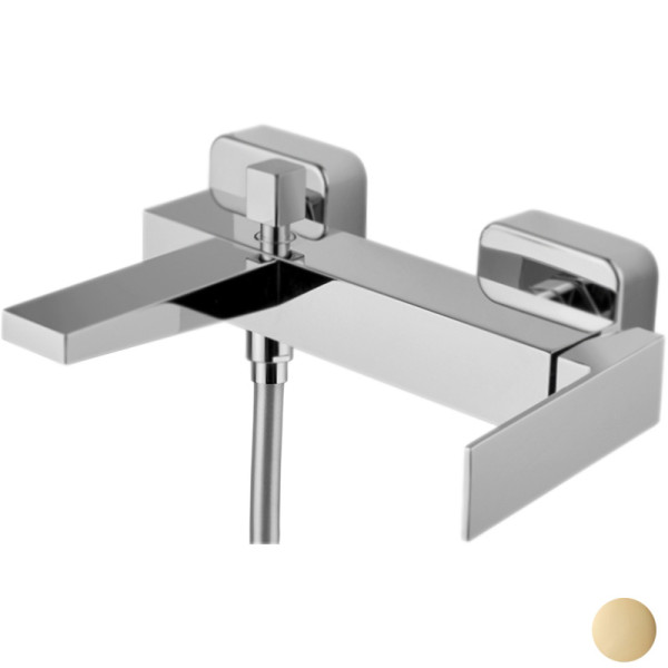 Смеситель для ванны Webert Pegaso PE850102010, золото. Фото 1