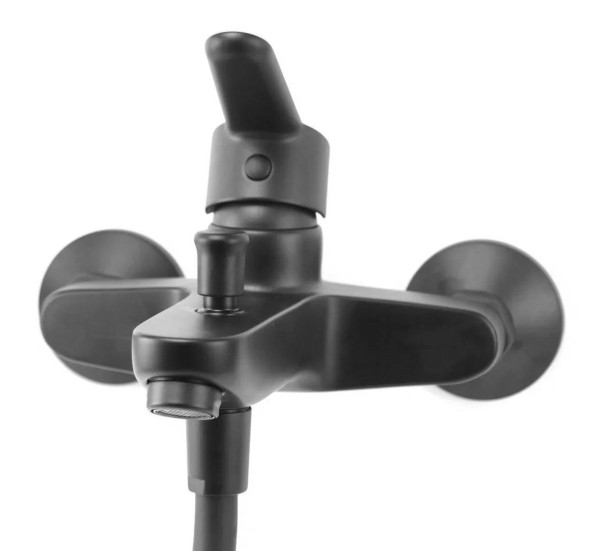 Смеситель для ванны Webert Sax Evolution SE850101560, черный. Фото 3