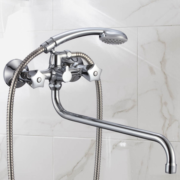 Смеситель для ванны WesnaArt KAMILA KAM16-322-23241, хром. Фото 3