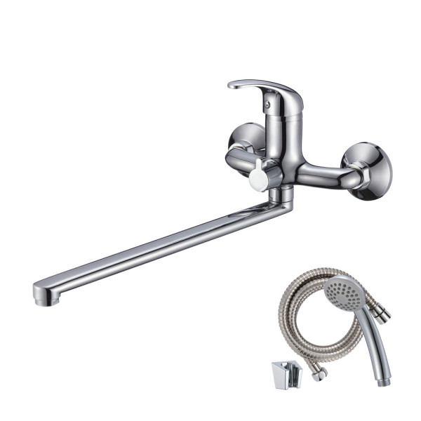 Смеситель для ванны WesnaArt LISTOK LIS01-320, хром. Фото 1