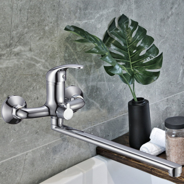 Смеситель для ванны WesnaArt LISTOK LIS01-320, хром. Фото 3