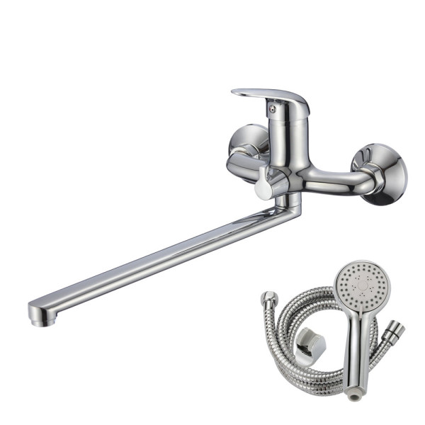 Смеситель для ванны WesnaArt LUCH LUC15-320, хром. Фото 1