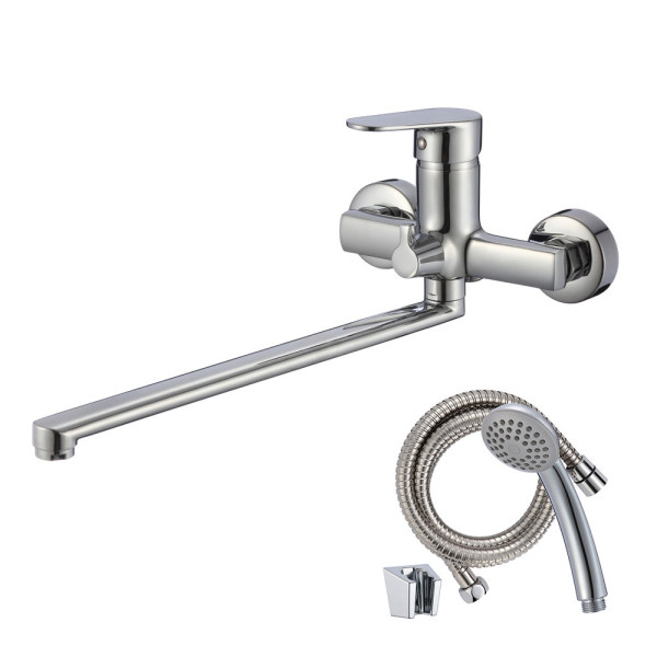 Смеситель для ванны WesnaArt NATUR NAT07-320, хром. Фото 1