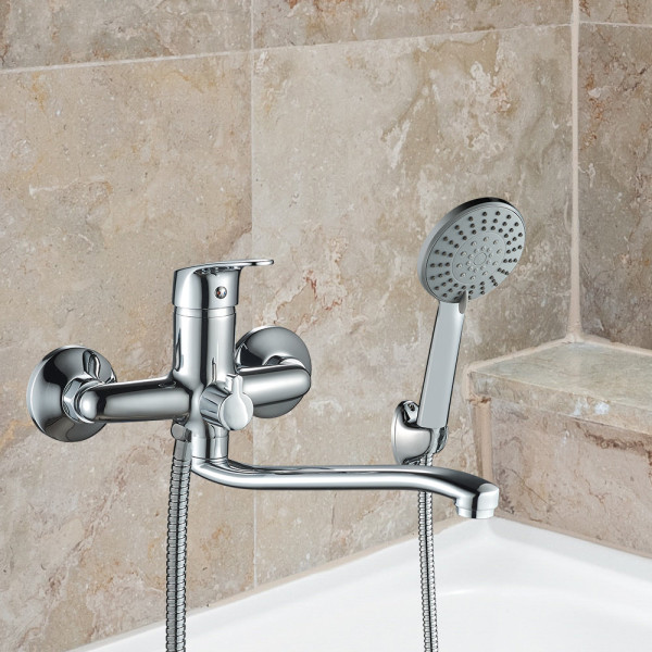 Смеситель для ванны WesnaArt OCEAN OCE12-321, хром. Фото 3