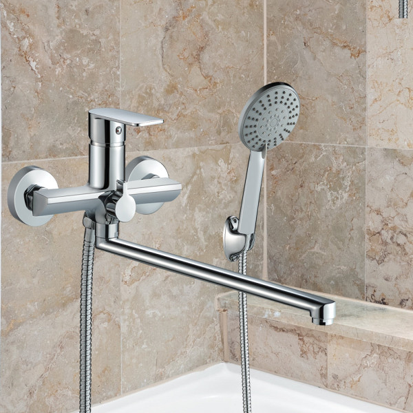 Смеситель для ванны WesnaArt RAY11-320, хром. Фото 3