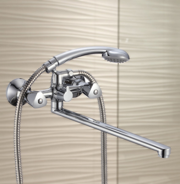 Смеситель для ванны WesnaArt TEPLO TEP04-320, хром. Фото 3