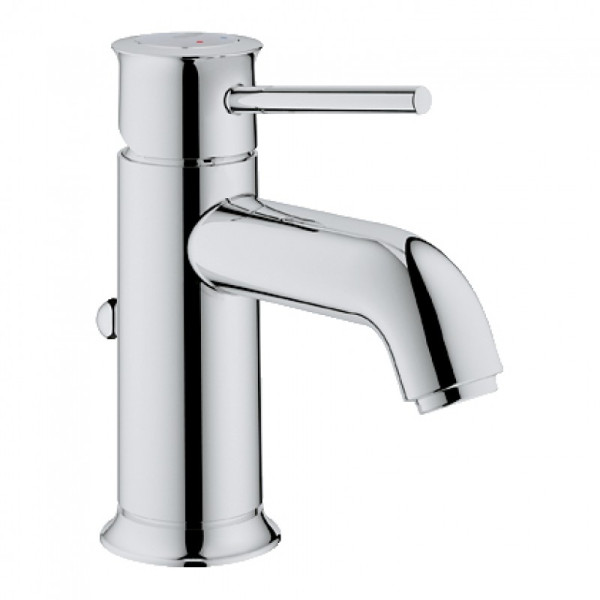 Смеситель GROHE BauClassic (арт.23161000) для умывальника, слив.гар.,карт 28 мм. Фото 1