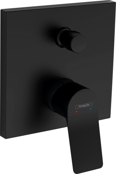 Смеситель Hansgrohe Vivenis для ванны с душем, матовый черный (75415670). Фото 1