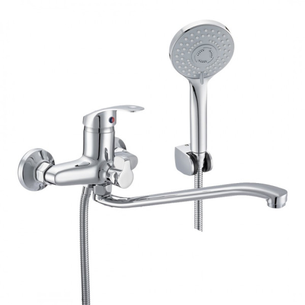 Смеситель КС ДЕНТ (201246) для ванны, d40 плоск. излив 300мм. Фото 1