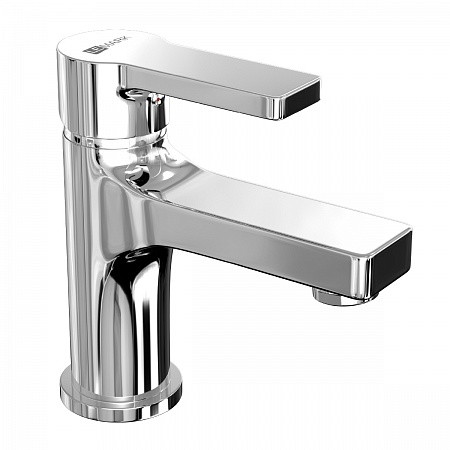 Смеситель Lemark Aura LM0606CH для умывальника монолитный, хром. Фото 1
