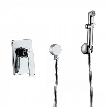 Смеситель Lemark Bellario LM6819C с гигиеническим душем, встраиваемый, хром. Фото 1