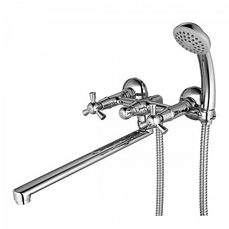 Смеситель Lemark Contour LM7451C универсальный с плоским поворотным изливом 300 мм,. Фото 1