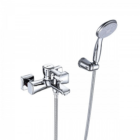 Смеситель Lemark Evitta LM0514C для ванны, с коротким изливом, дивертор с кер. пласт, хром. Фото 1