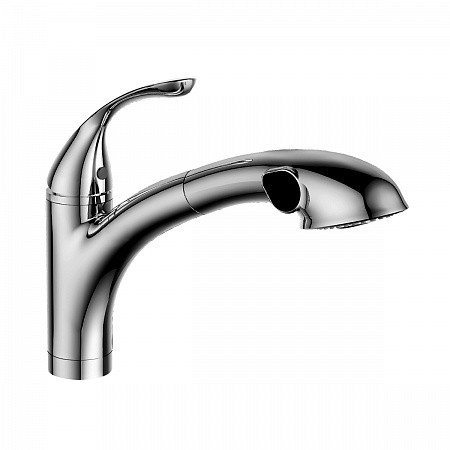Смеситель Lemark Intense LM5650C для кухни с вытяжным изливом, хром. Фото 1