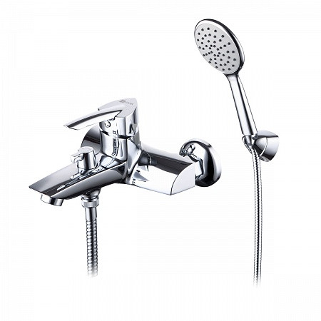 Смеситель Lemark Mars LM3514C для ванны, с коротким изливом, дивертор с кер. пласт, хром. Фото 1