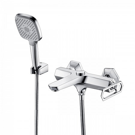 Смеситель Lemark Prizma LM3914C для ванны с монолитным изливом, хром. Фото 1