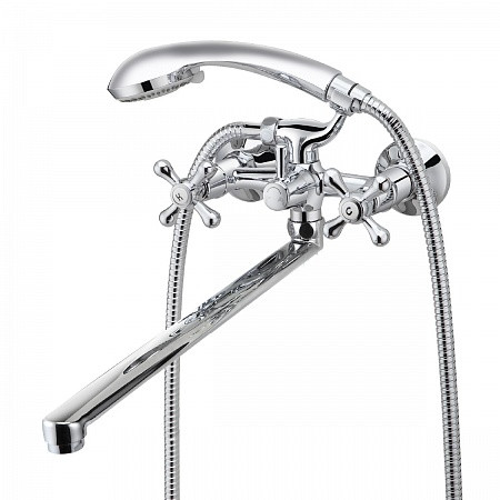 Смеситель Lemark Promotion LM6048C универсальный с плоским повортоным изливом 300мм, хром. Фото 1