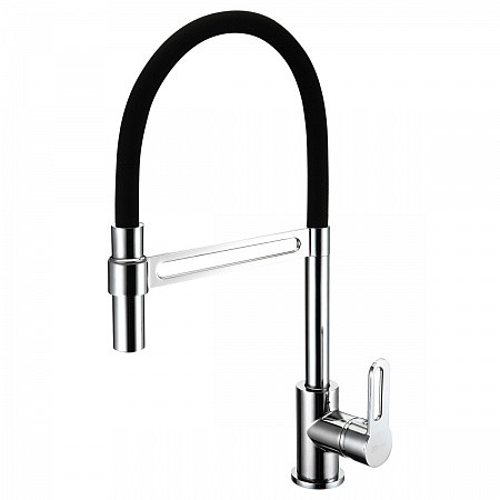 Смеситель Lemark Soul LM6006C для кухни с гибким изливом, хром. Фото 1