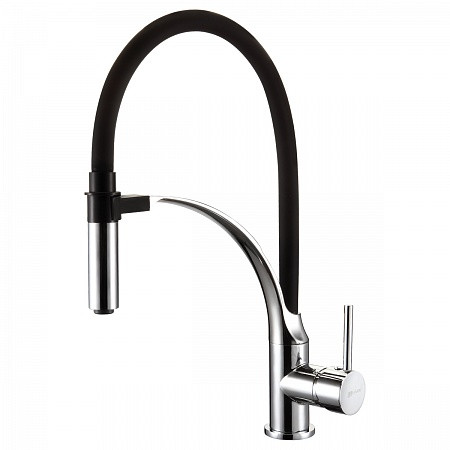 Смеситель Lemark Soul LM6007C для кухни с гибким изливом, хром. Фото 1