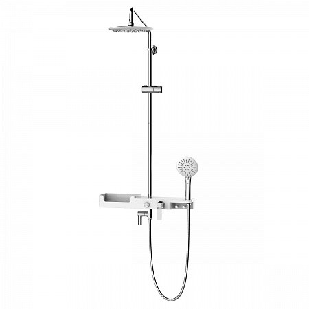 Смеситель Lemark Tropic LM7007C для ванны с верхней душ. лейкой "Тропический дождь". Фото 1