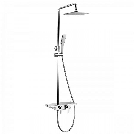 Смеситель Lemark Tropiс LM7006C для душа с верхней душ. лейкой "Тропический дождь" и 1-функц. лейкой. Фото 1