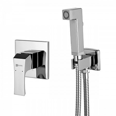 Смеситель Lemark Unit LM4519C с гигиеническим душем встраиваемый, хром. Фото 1