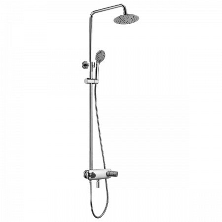 Смеситель Lemark Wing LM5362C для ванны и душа с верхней душевой лейкой "Тропический дождь". Фото 1