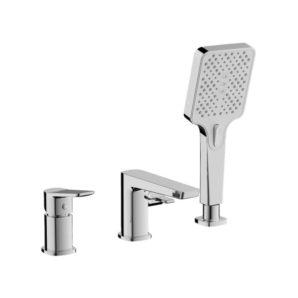 Смеситель на борт ванны BELZ B66715, хром. Фото 1