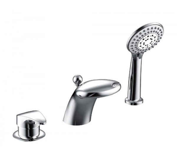 Смеситель на борт ванны Bravat Cobra F5140197CP-1-RUS, хром. Фото 1