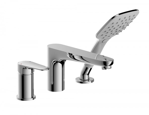 Смеситель на борт ванны Bravat Iguassu Хром (F5173218CP-1-RUS). Фото 1