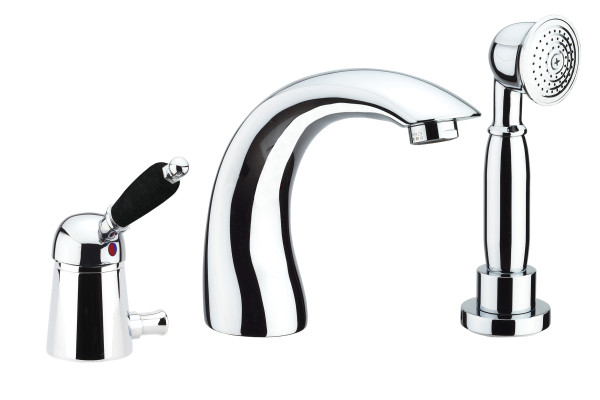 Смеситель на борт ванны Fiore IMPERIAL BLACK 89CR5105, хром. Фото 1