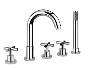 Смеситель на борт ванны Fiore XT 25CR0505, хром. Фото 1