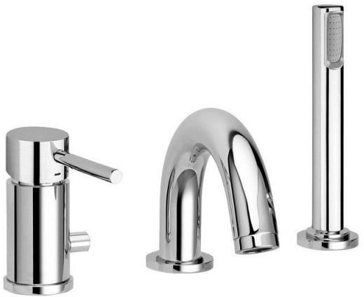 Смеситель на борт ванны Paffoni Light LIG047CR. Фото 1