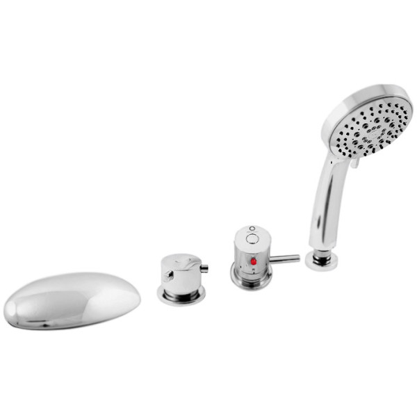 Смеситель на борт ванны Rav Slezak Dunaj Termostat DT270.5P. Фото 1