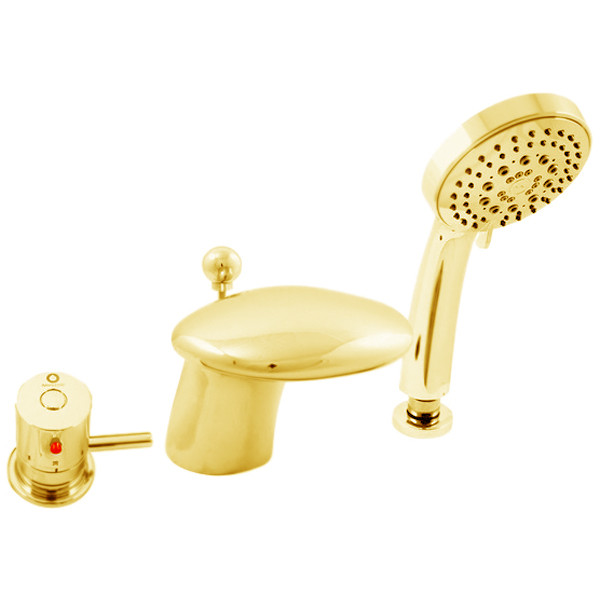 Смеситель на борт ванны Rav Slezak Dunaj Termostat DT271.5SZ. Фото 1