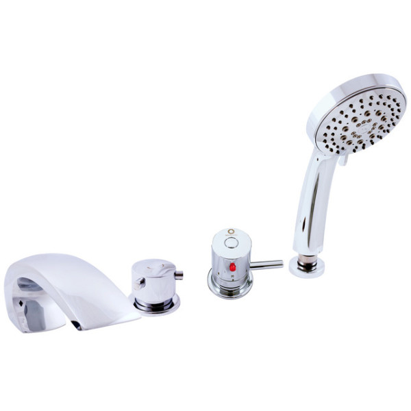 Смеситель на борт ванны Rav Slezak Dunaj Termostat DT272.5P. Фото 1