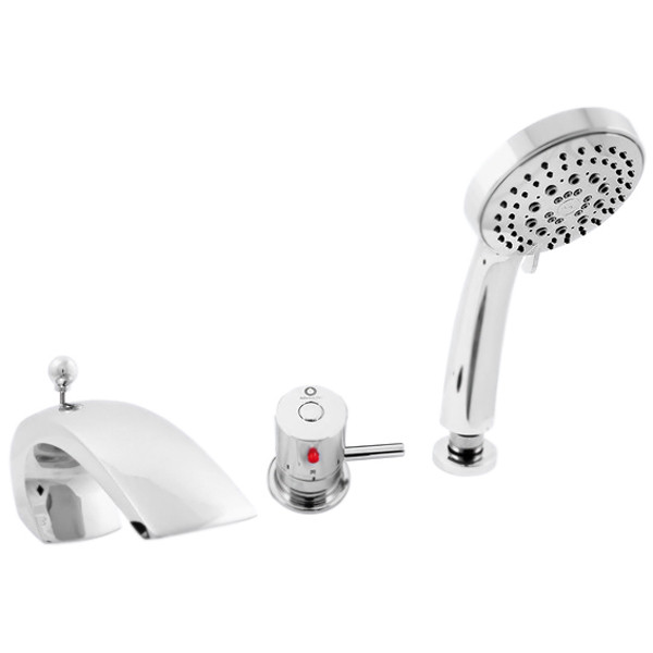 Смеситель на борт ванны Rav Slezak Dunaj Termostat DT272.5S. Фото 1