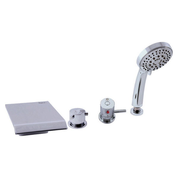 Смеситель на борт ванны Rav Slezak Dunaj Termostat DT273.5P. Фото 1