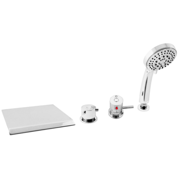 Смеситель на борт ванны Rav Slezak Dunaj Termostat DT274.5P. Фото 1