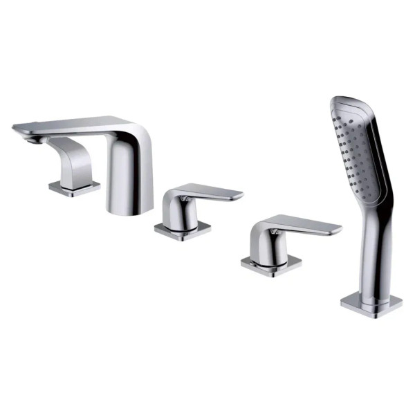 Смеситель на борт ванны Rose R1312, хром. Фото 1