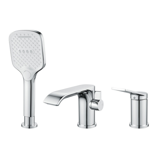 Смеситель на борт ванны Shevanik S4112, хром. Фото 1