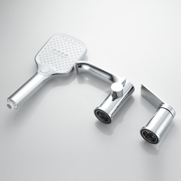 Смеситель на борт ванны Shevanik S4112, хром. Фото 4